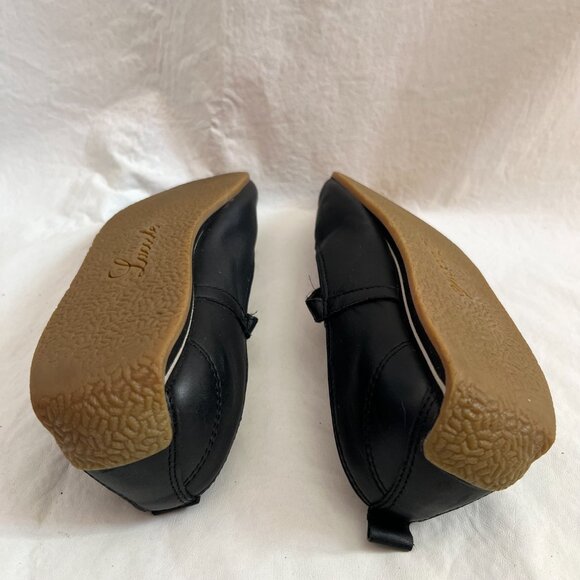 Lacoste mary jane shoes flat sneaker black leather ankle strap womens 8 y2k - Picture 9 of 12